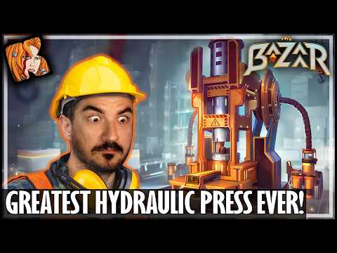 THE GREATEST HYDRAULIC PRESS EVER! - The Bazaar