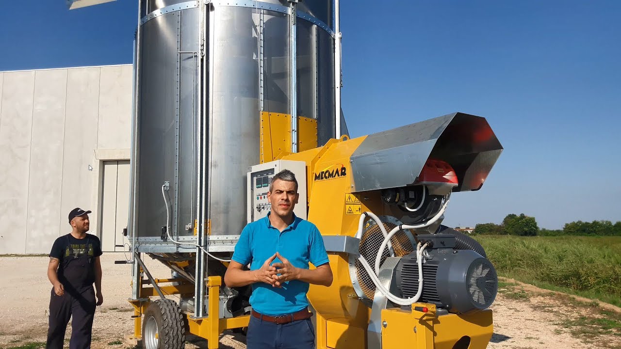 How to take the dryer from transport position into drying configuration