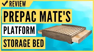 Prepac Mate's Platform Storage Bed with Drawers