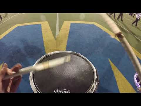 WTHS Drumline Snare Cam 2018