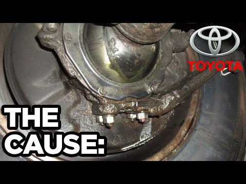 Why 4WD Toyota Front Axle Knuckle Seal is Leaking Grease