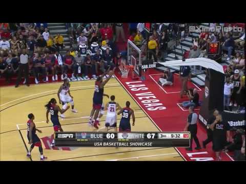 Team Blue vs Team White   Full Game Highlights  2015 USA Basketball Showcase