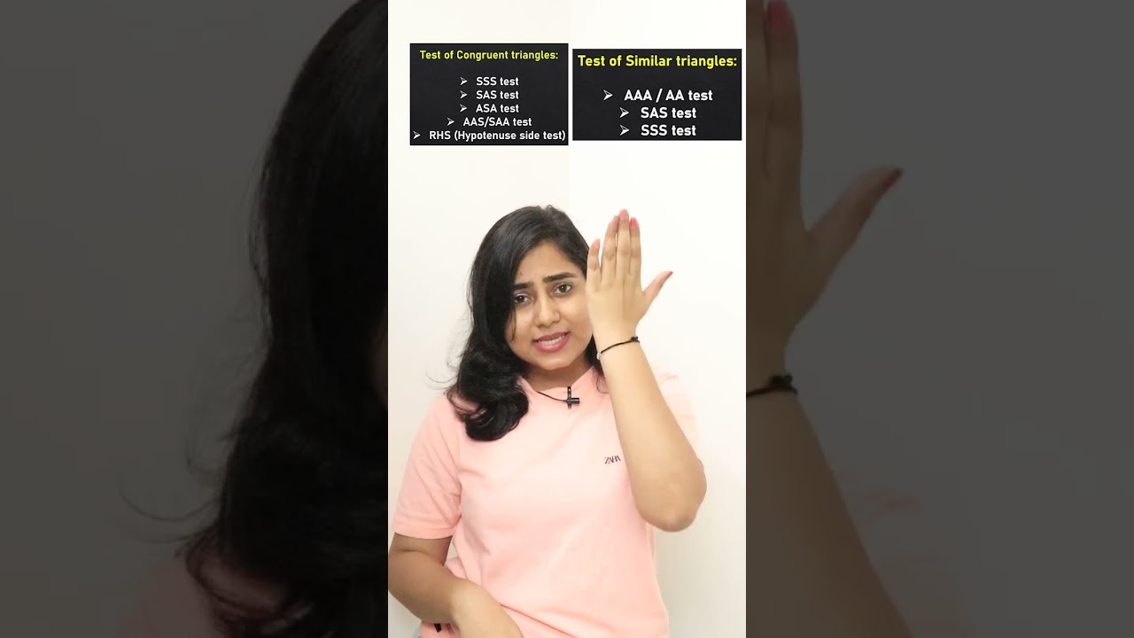 Congruent triangles vs Similar triangles