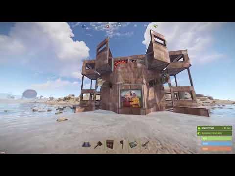 The CLAW. Double Bunker. Mini OPENCORE. Mini FUNNEL WALL - rust base design