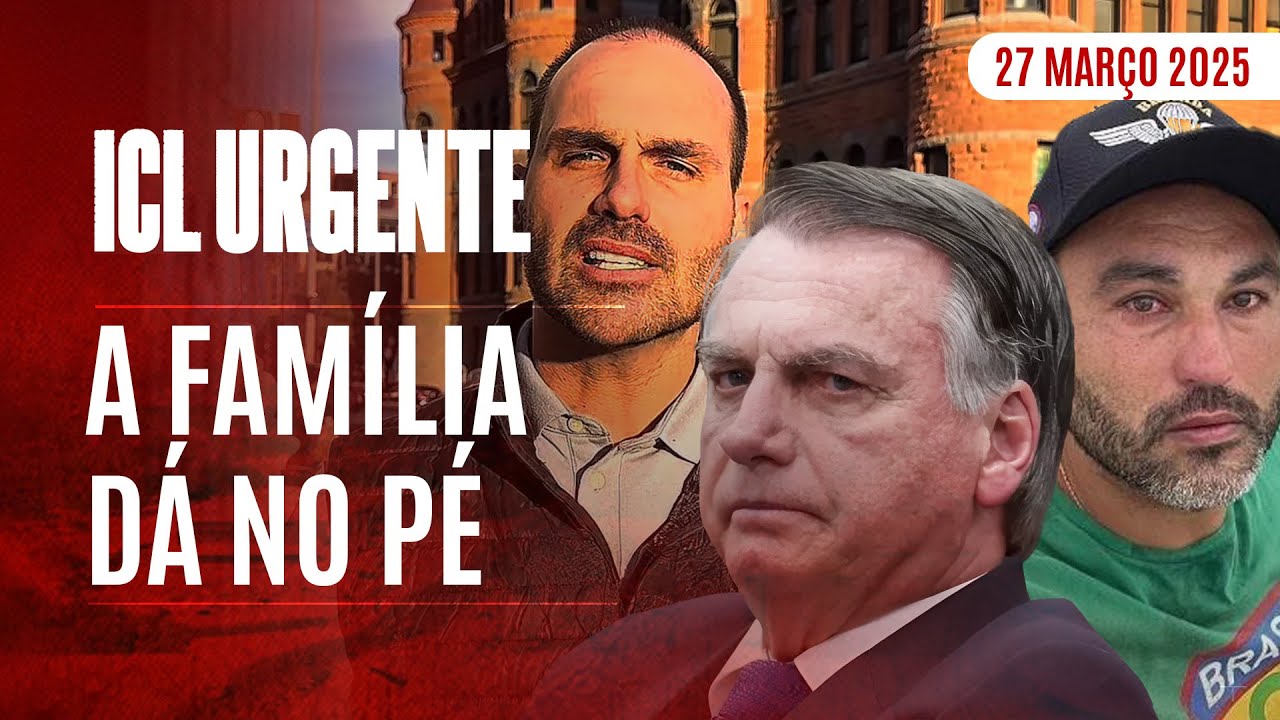 ICL URGENTE  - 27/03/25 - DUDU FOGE PROS EUA, LÉO ÍNDIO PRA ARGENTINA E PF JÁ ESTÁ DE OLHO EM JAIR