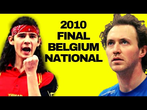 VOSTES Yannick - JEAN Lauric FINAL 2010 Belgium National Table Tennis