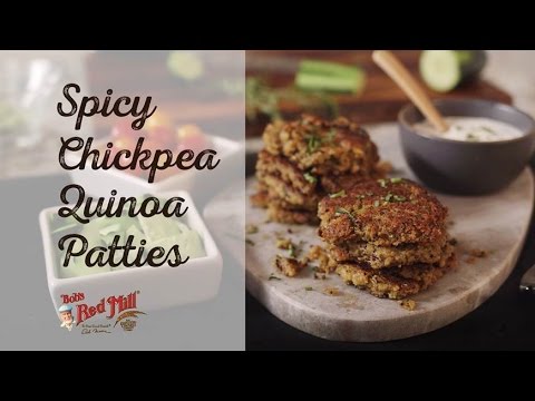 Spicy Chickpea Quinoa Patties