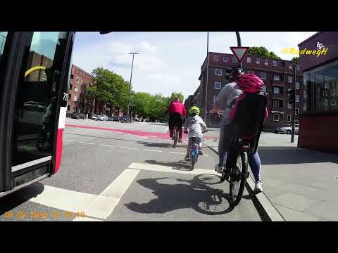 Kinder unter 8 Jahren gehören nicht auf den Radweg