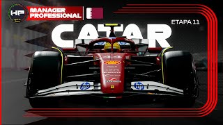 LIVE: GP do CATAR - Etapa 11  | F1 25 eSports | HP Manager Professional