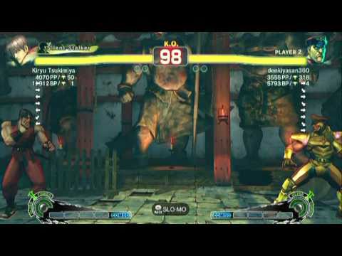 SSF4 AE: Kiryu Tsukimiya(Guy) vs denkiyasan360(Bison) - HD 720p