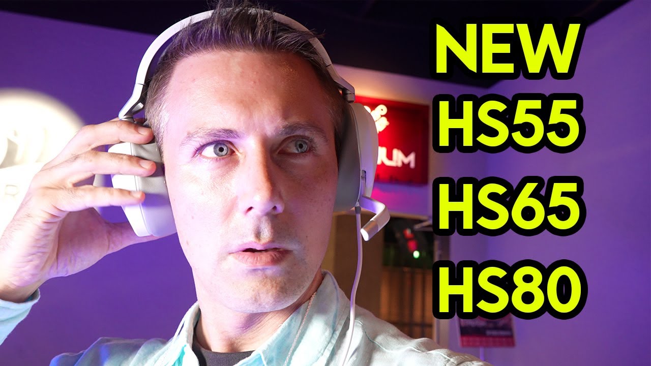 Corsair's New HS55 Stereo, HS65 Surround and HS80 USB Gaming Headsets are SOLID.