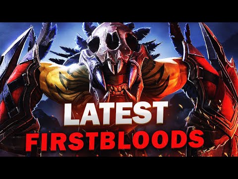 LATEST FIRSTBLOODS IN DOTA 2 HISTORY