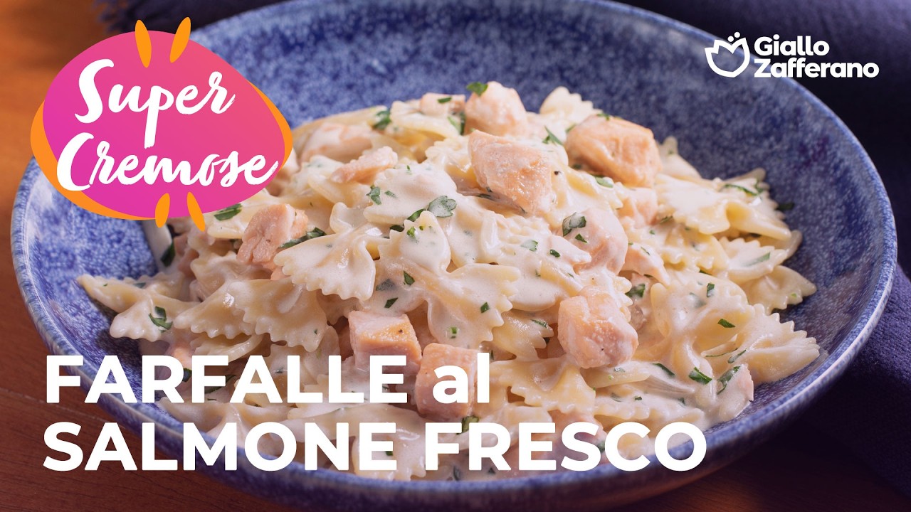 FARFALLE al SALMONE FRESCO cremosissime 🐟 Il Primo Facile che Conquista Tutti!🧡