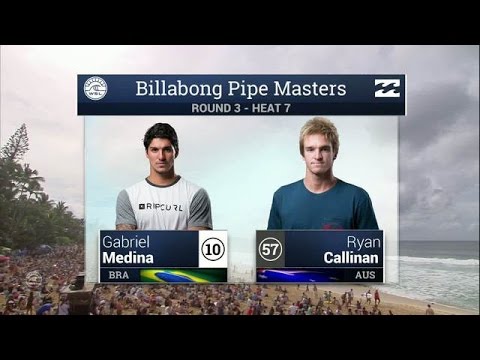 Gabriel Medina vs Ryan Callinan - Round Three, Heat 7 - 2016 Billabong Pipe Masters