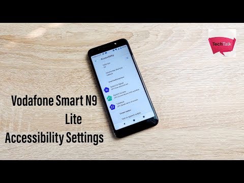 Vodafone Smart N9 Lite Accessibility Settings
