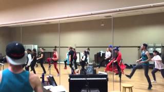 FEELIN LIKE CHRISTMAS rehearsal