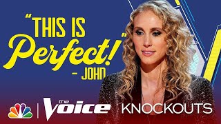 Cali Wilson sing &quot;Wicked Game&quot; on The Knockouts of The Voice 2019