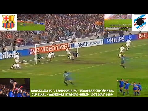 BARCELONA FC SAMPDORIA FC – EUROPEAN CUP WINNERS CUP FINAL – WANKDORK STADIUM – BERN – 10TH MAY 1989
