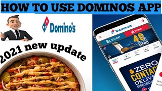 How To Use Domino's Pizza Pakistan App  || How To Order Domino's Pizza From Home  || Domino's 2022