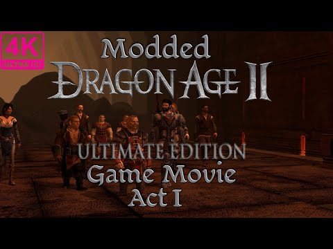 Dragon Age II: Ultimate Edition - Act I - All Cutscenes (Game Movie) 4K Ultra 60 fps