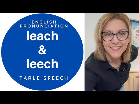 學習發音 LEECH 和 LEACH 🇺🇸 American 🇺🇸 English Homophone Pronunciation #learnenglishing (Learn to Pronounce LEECH & LEACH 🇺🇸 American 🇺🇸 English Homophone Pronunciation #learnenglish)