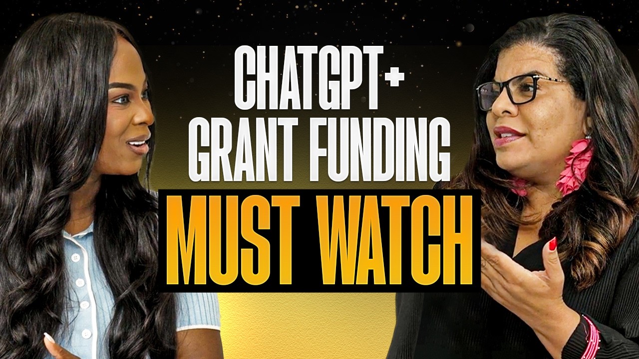 Ai Expert Shows How To Use ChatGPT To Win Debt-Free Biz Grants (Easy Walk Through) | Alicia Lyttle