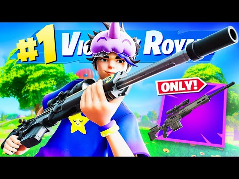 Can I Win using Snipers ONLY in Fortnite Chapter 7?!