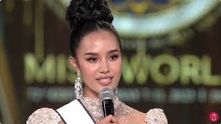 Miss World 2025 - Top 4 Final Question from the Judges