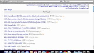 Craigslist Michigan - How to Search All of Michigan for Used Cars and Trucks for Sale by Owner