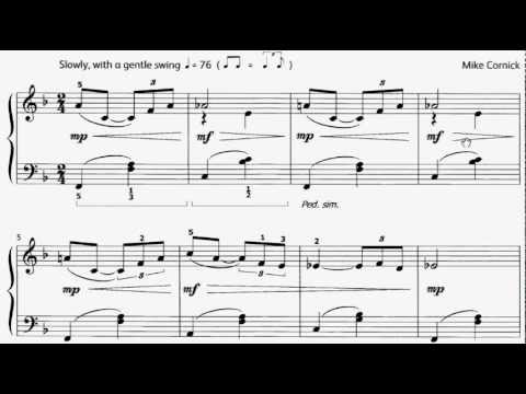 LCM Piano 2013-2017 Grade 3 List C1 Mike Cornick Blues in Two Sheet Music