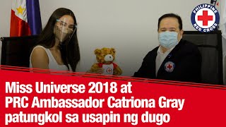 Catriona Gray for Blood Donation