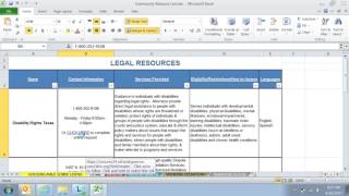 Community Resource List