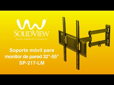 Soporte móvil para monitor de pared 32"-55"