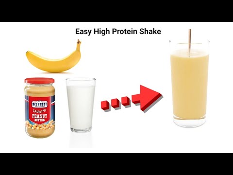 Easy High Protein Shake | How To Make High Protein Shake Without Protein Powder