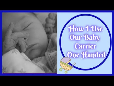 Using Our Najell Baby Carrier One Handed | Just Add Ginger