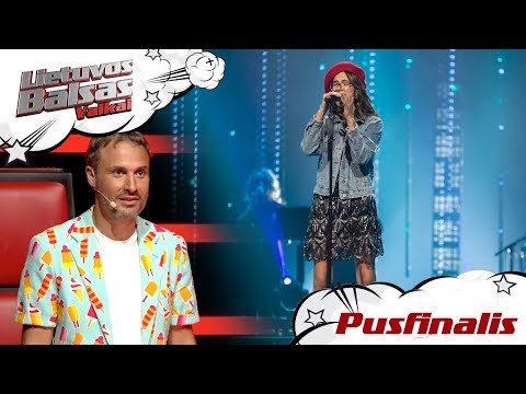 Augustina Baltušnikaitė - Aš viena | Pusfinalis | Lietuvos Balsas. Vaikai S2