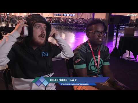 EVO 2018 - Sfat (Fox) Vs. Shroomed (Sheik) Melee Pools |