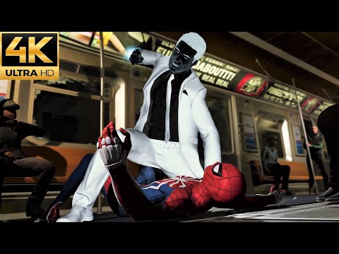 Spider-Man Remastered PC - Mr Negative Train Fight (4K 60FPS)