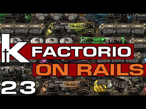 Factorio On Rails | 23 | Red Circuits | Factorio Train Base Let's Play