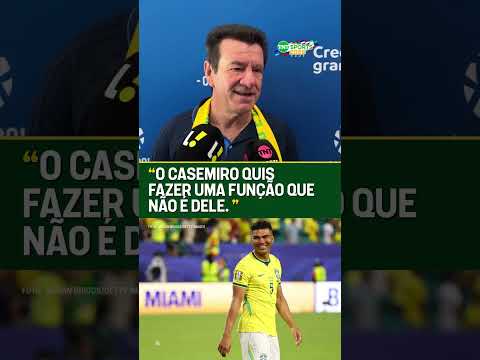OLHA O QUE O DUNGA FALOU DO CASEMIRO! #shorts