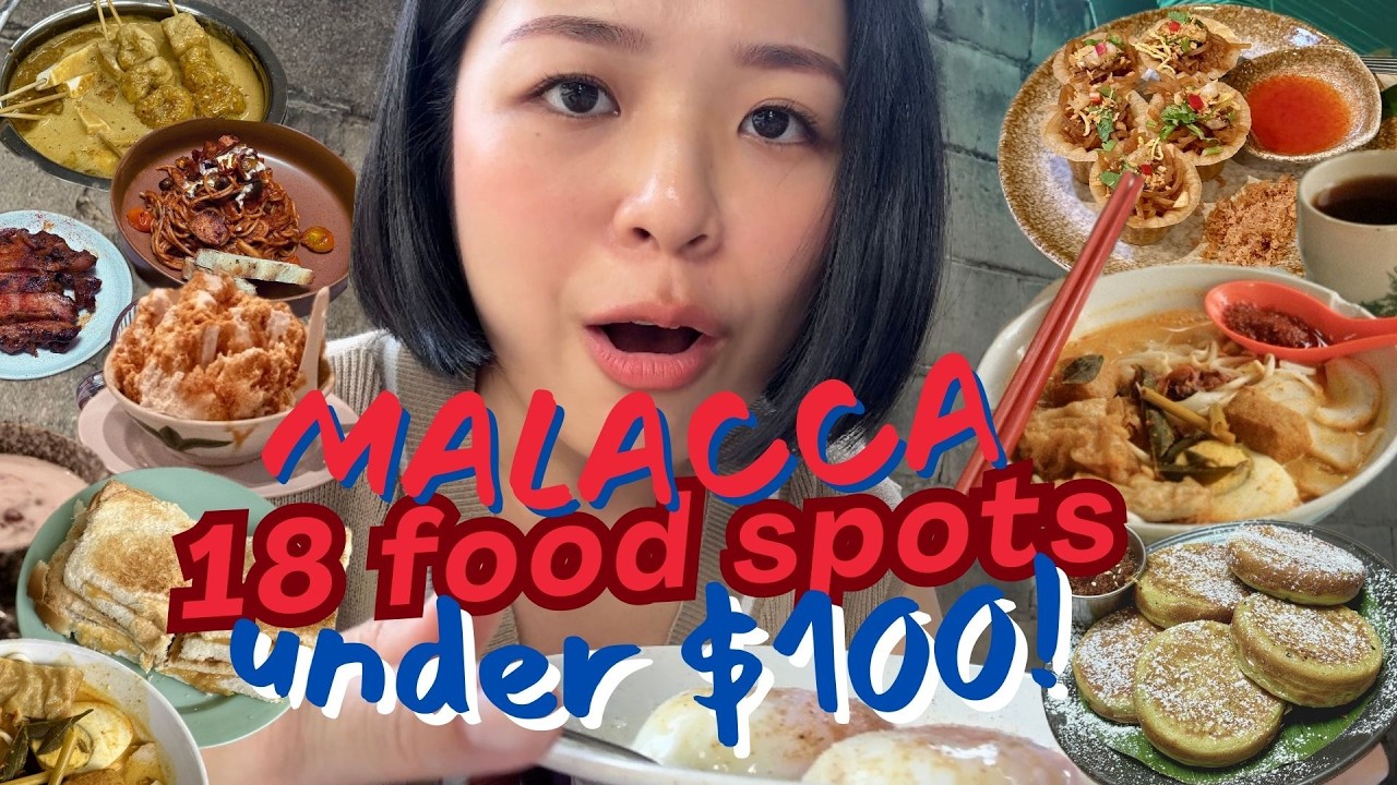 SG to MALACCA: 3D2N, 18 food spots, under $100!