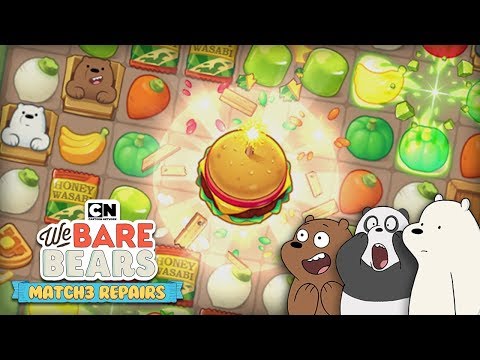 We Bare Bears | Match 3 Repairs Game | LET'S PLAY! | Cartoon Network