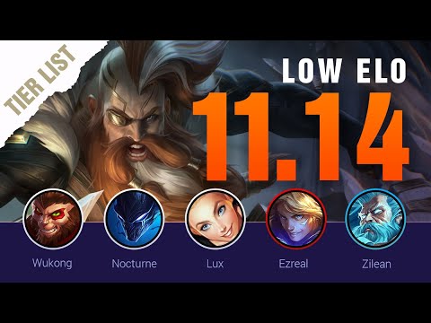Season 11 LOW ELO LoL Tier List Patch 11.14 by Mobalytics - League of Legends