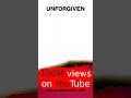 UNFORGIVEN (Audio) surpassed 100M views on YT! 🎉 #shorts #unforgiven #audio #lesserafim #100M