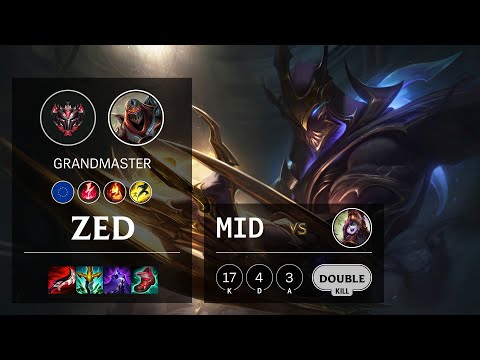 Zed Mid vs Lulu - EUW Grandmaster Patch 11.16