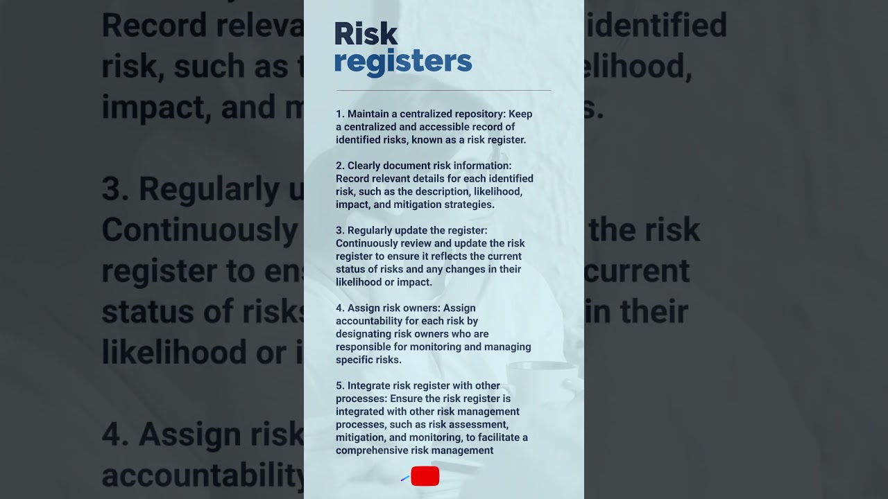 Risk registers
