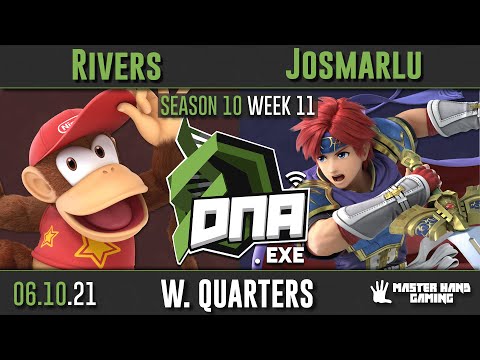 DNA.EXE S10:W11 - Rivers (Diddy Kong) Vs. Josmarlu (Roy) - W Quarterfinals