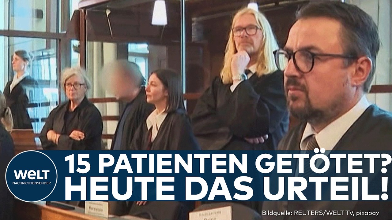 MORDPROZESS IN BERLIN: Urteil gegen Palliativarzt erwartet! Angeklagter gestand bereits zwölf Morde