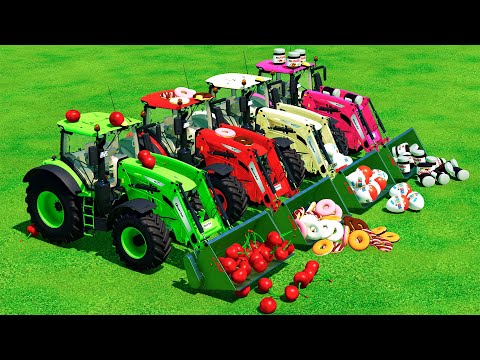 CHERRY LOADING & TRANSPORTATION USING MERCEDES MINI TRUCKS   Farming Simulator 22