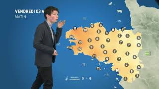 Illustration de l'actualité La météo de votre vendredi 3 avril 2026